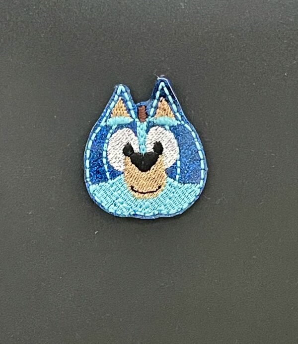 Blue Dog Pumpkin Head