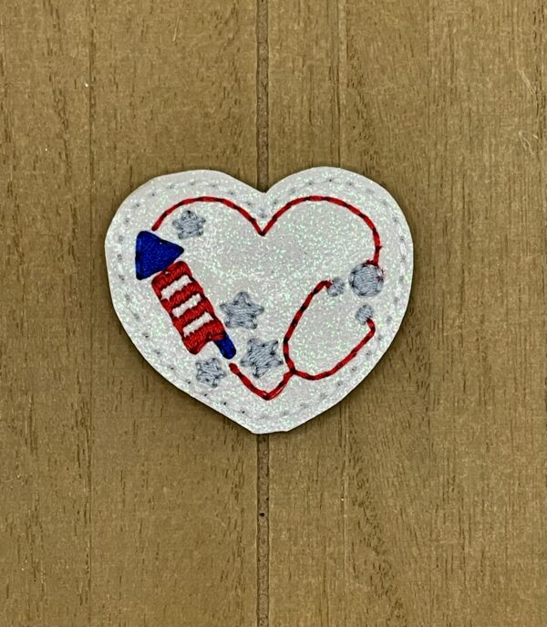 Fireworks Stethoscope Heart
