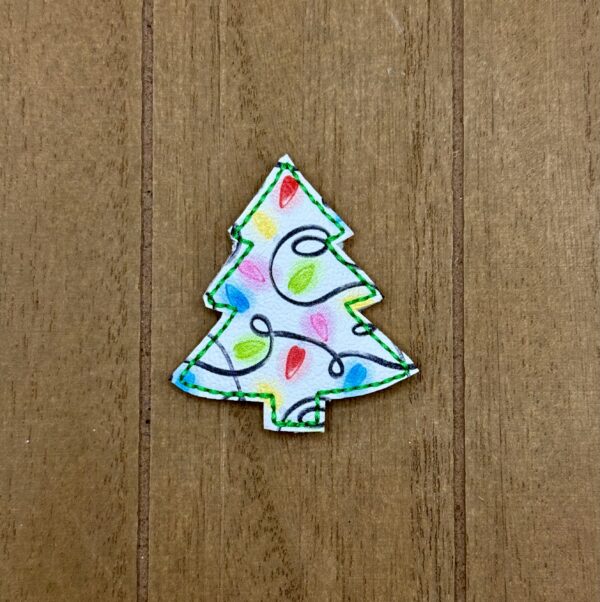 Christmas Lights Patterned Christmas Tree