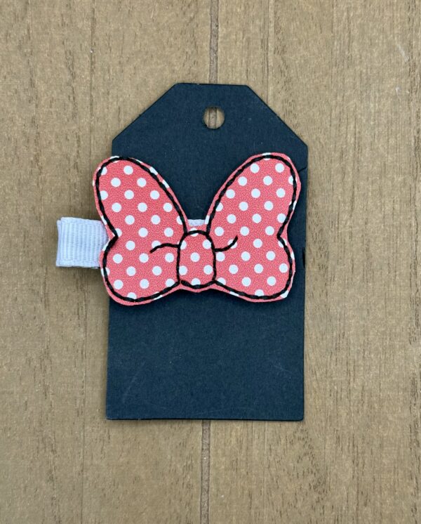 Mrs Mouse Red Polka Dot Bow - Image 2