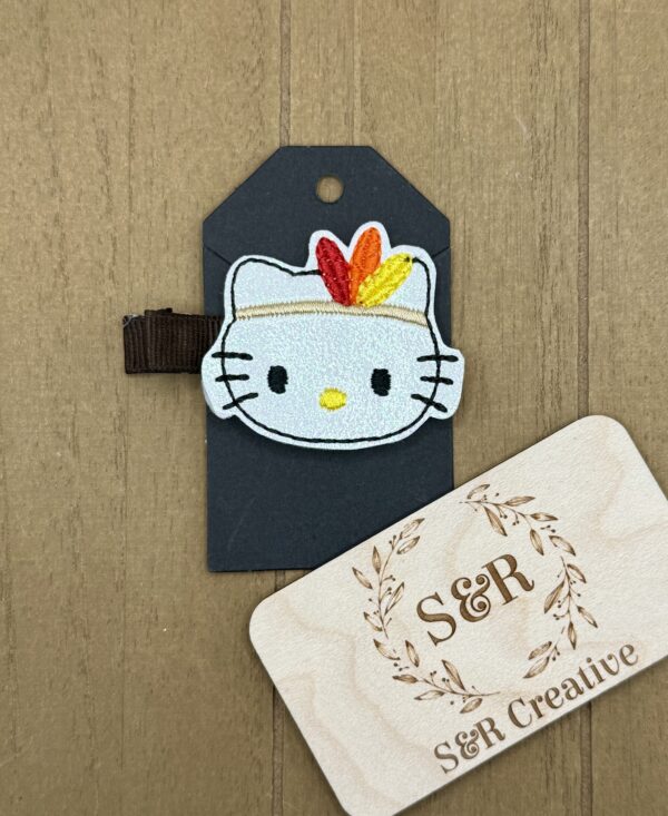Miss Kitty Feather Headband - Image 2
